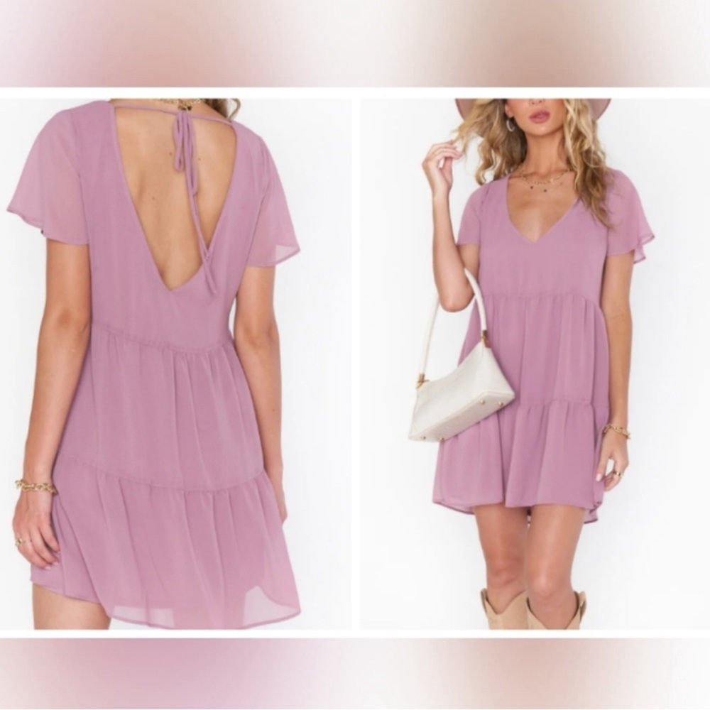 Show me your mumu Cia mini dress - New with tags - Medium - Antique rose
